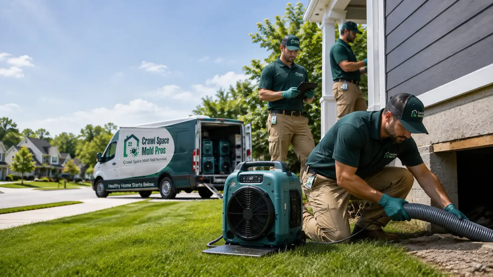 Crawl Space Mold Removal in Cary, IL